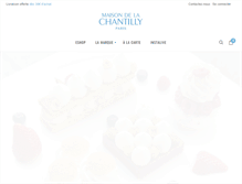 Tablet Screenshot of maisondelachantilly.com